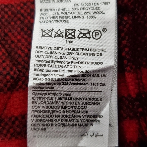 Banana Republic Plaid Riding Pants Size 18 Wool Blend Button Fly Ankle Ties - Picture 15 of 16